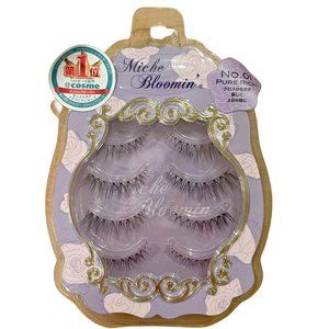 MICHE BLOOMIN 3D FALSE EYELASHES NO. 01 PURE RICH (4 PAIRS)